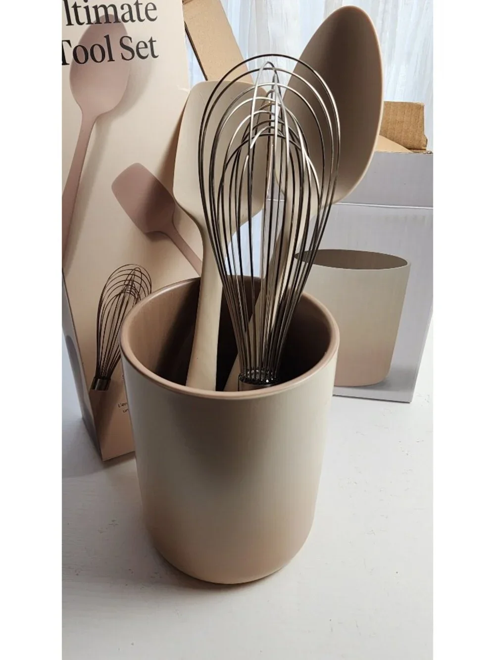 GIR Utensil Holder & 3 Piece Ultimate Kitchen Tool Set, NEW